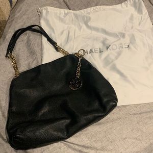 Michael Kors leather shoulder bag